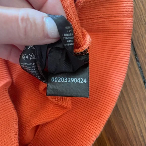 Balmain Kids Orange Sweatshirt, size 6 - Picture 8 of 9